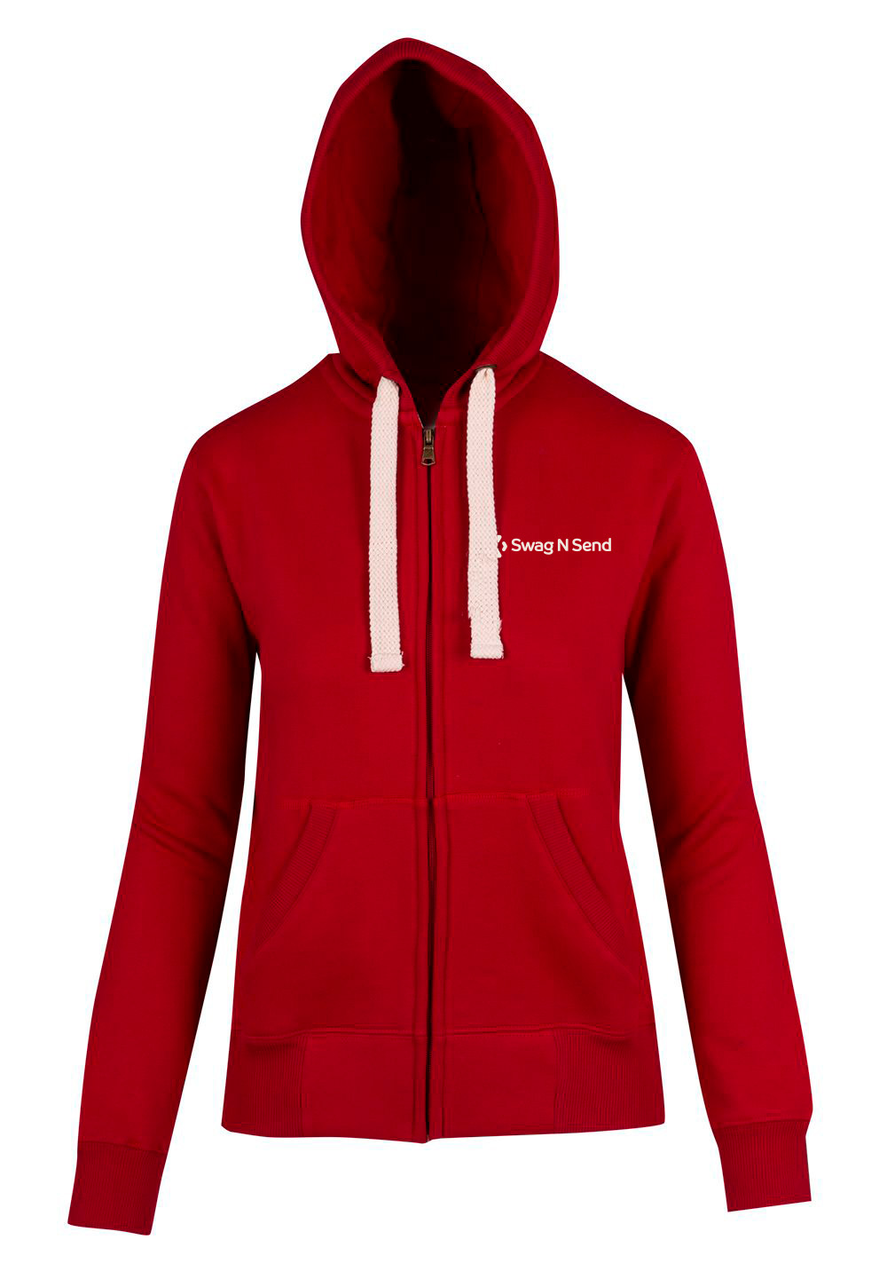 Mens Brushed Heavy Zip Fleece Hoodie image